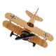 thumbnail image 5 of Retro Desktop Iron Airplane Aircraft Modelo Decoración Del Hogar Amarillo, 5 of 5