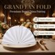 thumbnail image 5 of REGALWOVEN 12 Paquete de Servilletas de Tela, Servilletas de Cena de Mesa de Satén Lavables y Reutilizables para Restaurante, Bodas, Eventos y Fiestas Blancas 12x12 pulgadas, 5 of 6