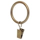 thumbnail image 1 of Anillos con Clips para Cortinas Ivilon 14 piezas 4.3 cm Oro Cálido, 1 of 3