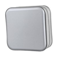 Bothyi - Estuche Rígido Para Cd Con Cremallera, Capacidad Para 40 Cd, Color Gris.