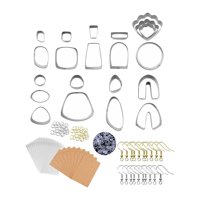 Bothyi - Cortador De Arcilla Polimérica, Moldes De Corte De Pendientes Diy De Acero Inoxidable, Fabricación De Joyas