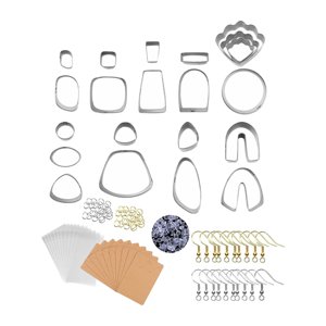 Bothyi - Cortador De Arcilla Polimérica, Moldes De Corte De Pendientes Diy De Acero Inoxidable, Fabricación De Joyas