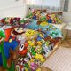 thumbnail image 1 of Mario Print Bedding Set Pattern Duvet Cove Set 3 Pieces 1 Quilt Cover And 2 Pillowcases for Women Men Teens, 1 of 5