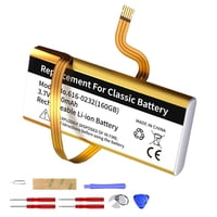 Abtter - Batería De 850 Mah 616-0232 Para Ipod Classic De 5.ª, 6.ª Y 7.ª Generación