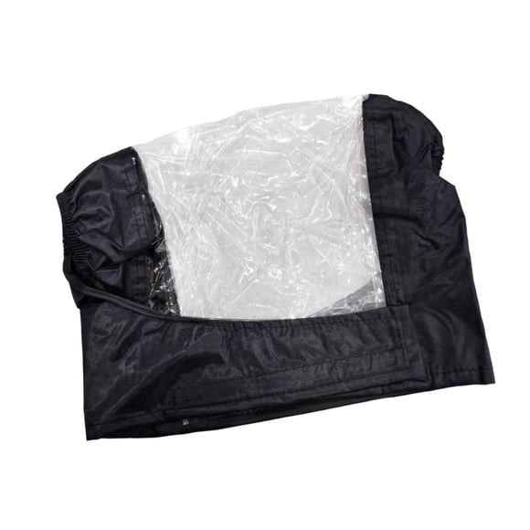 Cubierta a prueba de polvo, cubierta de Panel de Control de bicicleta de movilidad, Protector de Scooter eléctrico plegable impermeable, portátil, fác Negro