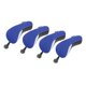 thumbnail image 3 of 4x Nylon Golf Hybrid Headcovers Intercambiables No. Etiqueta Cubierta De Madera Azul, 3 of 5