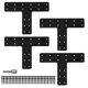 thumbnail image 1 of Soporte de Montaje XZWMY 35 cm x 25 cm 4 x 4/6 x 6 Madera - Juego de 4, 1 of 7