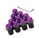 thumbnail image 5 of Juego de tornillos tornillos parabrisas universales de 10 piezas Tornillo M5 Perno de 5 mm púrpura, 5 of 5