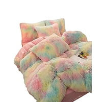 Genérico - Cobertor De Invierno Peludo 2 Plazas 230X250Cm Multicolor 1