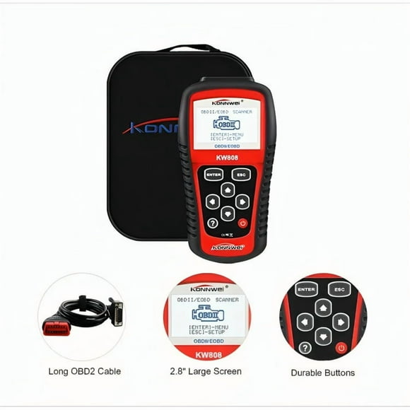 Escáner Automotriz Obd2/eobd, Lector De Código Srz