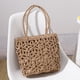thumbnail image 4 of Bolsos de paja para playa de verano para mujer, bolso de paja tejido, bolso de playa de verano, bolso de mano, 4 of 6