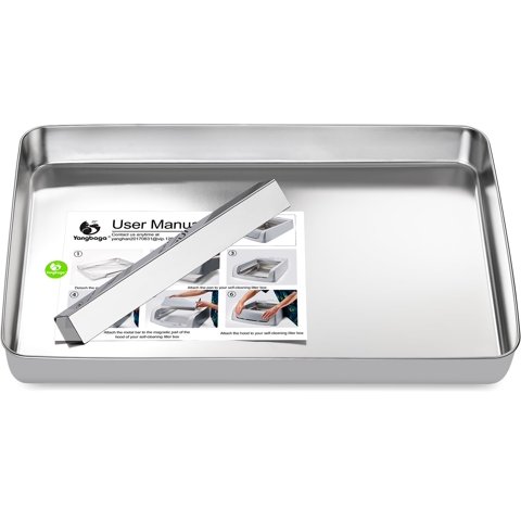 Bandeja Higiénica Yangbaga De Acero Inoxidable Reutilizable Para Mascotas