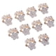 thumbnail image 1 of 10 Unids Perla Rhinestone Flor Botón Diamante Flatback Adornos 20x19x8mm, 1 of 5