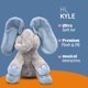 thumbnail image 5 of Peluche animado con diseño de elefante Dimple Kyle, 5 of 8