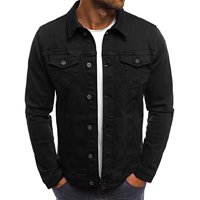 D´Joe - Chaqueta Mezclilla Clasic Man Hombre Negra Talla S