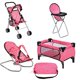 thumbnail image 1 of Set Doll Play Fash n Kolor de 4 piezas con Pack N Play y silla de paseo, 1 of 6