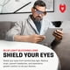 thumbnail image 3 of Gafas de seguridad NoCry que bloquean la luz azul sobre las gafas, 3 of 8