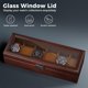 thumbnail image 3 of Watch Box ProCase con 6 ranuras para hombre, almacenamiento de relojes, color marrón, 3 of 8