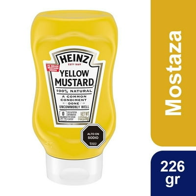 Mostaza Clásica Squeeze 226 G Heinz