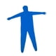 thumbnail image 1 of Body De Pantalla Verde, Traje Greenman De Cuerpo Completo Para Fotografía, Película Fotográfica, Azul, 190cm, 1 of 5