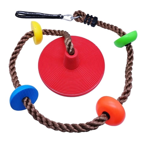 Importclick - Columpio Cuerda Mecedor Escalador Infantil Multicolor 120 - 200 Cm