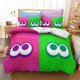 thumbnail image 1 of ed Splatoon Game Bedding Set Boys Girls Size Duvet Cover Pillowcase Bed Kids Adult Fashion Home Textileextile Bed Sheets, 1 of 5