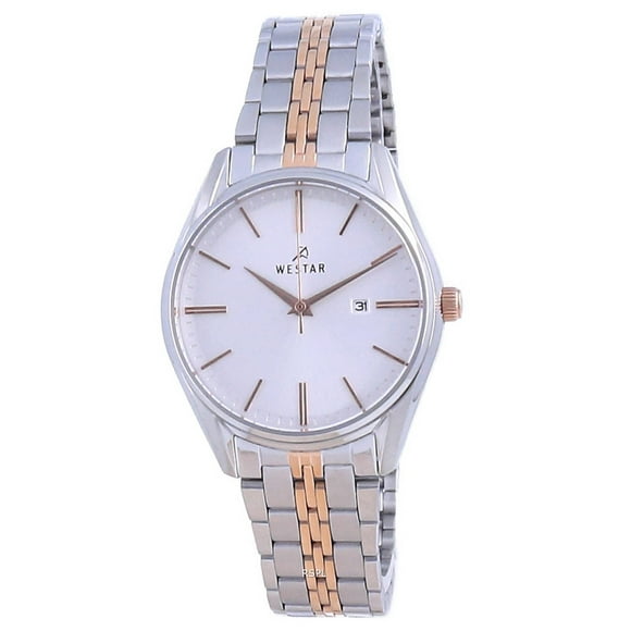 Reloj Westar Silver Dial Two Tone Stainless Steel Quartz 40210 SPN 607 Women's Watch