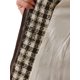 thumbnail image 5 of INSPIRE CHIC Conjunto de Traje de Mujer Regreso a Clases para Maestras 2 Piezas Conjuntos Chaqueta Corta de Tweed a Cuadros y Conjunto de Falda M Marrón, 5 of 6