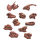thumbnail image 1 of Modelo De Calavera De Dinosaurio Fósil Simulado Decoración Del Hogar Utilería De Enseñanza Decorativa Marrón, 1 of 5