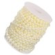 thumbnail image 4 of Hilos de perlas artificiales de 8 mm Hilos de hilo de la guirnalda de la boda 20m beige, 4 of 5