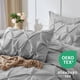 thumbnail image 4 of Juego de edredón CozyLux King Size, gris claro, 7 piezas, 4 of 6