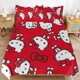 thumbnail image 2 of Hello Kitty Bedding Set for Girls Kids Teen Tween Ultra Soft Microfiber Comforter Set Twin Size with 3-Pieces Comforters Bed Sets Bedroom Decor Bed Sheets, 2 of 5