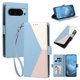 thumbnail image 2 of Funda Cartera Tricolor para Google Pixel 10/10 Pro 5G con Ranuras, Azul Claro, 2 of 6