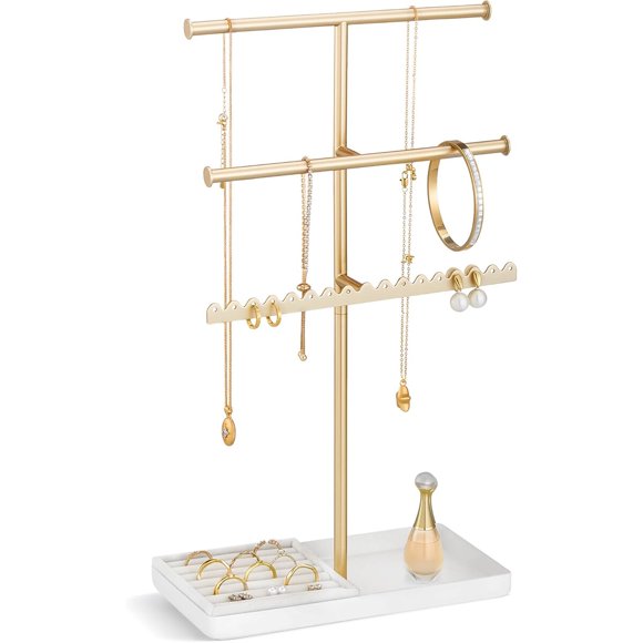 Lolalet soporte organizador de joyas de 3 niveles