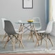 thumbnail image 3 of Comedor Mesa Eames Vidrio 80cm + 4 Sillas Eames Grises, 3 of 3