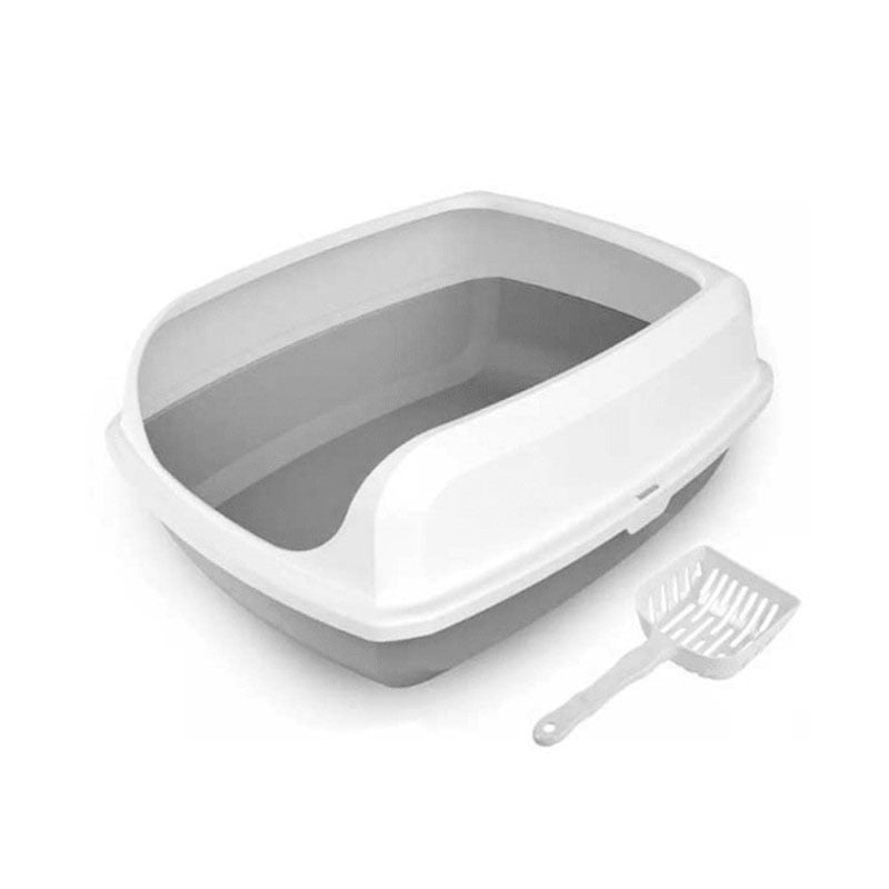 Arenero Wonder Cat Con Bordes Gato - Color Gris.