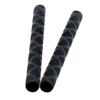 Magideal - 2 Piezas Empuñaduras Para Baquetas Accesorios Para Instrumentos Musicales Accesorios Para Batería Termocontraíbles Cinta Para Baquetas Para Niños Y Ad Negro