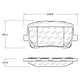 thumbnail image 2 of Pastillas Freno para auto Dodge Charger 2011-2023 Trasero, 2 of 4
