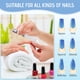 thumbnail image 5 of Lima de uñas de acero inoxidable con estuche de cuero, de doble cara, para hombres y mujeres., 5 of 5