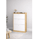 thumbnail image 5 of Zapatero Compacto Velux Nordic Blanco/Madera 18 Pares MDP 15mm 114×60×24, 5 of 13