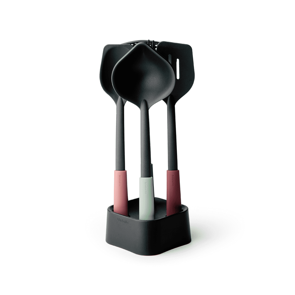 Brabantia - Juego Utensilios Para Cocinar Y Servir Tasty+ Mixed