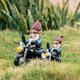 thumbnail image 5 of Decoración de gnomos de jardín JHWKJS para montar en motocicleta, tamaño mediano, 5 of 7