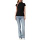 thumbnail image 2 of INSPIRE CHIC Suéter de Manga Corta para Mujer Cuello Simulado Casual Tejido Ajustado Jersey Delgado Talla S Negro, 2 of 6