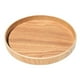 thumbnail image 3 of Bandeja redonda de madera hecha a mano Té Comida Fruta Fuente grande Madera 21cm, 3 of 3