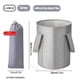 thumbnail image 1 of Relax and Refresh Anywhere with our Collapsible Foot Bath Basin - Portable, Washable, and Stylish! Perfect for Traveling, Camping, and Outdoor Activities. Available in Pink, Blue, and Grey. Best Gifts, 1 of 5