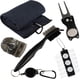 thumbnail image 1 of Set de regalo de accesorios de golf: toalla de golf, cepillo para palos de golf con limpiador de ranuras, herramienta plegable para reparar divots con marcador de bola, marcador de bola de golf y sop, 1 of 8