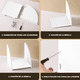 thumbnail image 3 of Repisa Esquinero Belug Flotante 5 Niveles Decoracion Moderna Blanco, 3 of 5