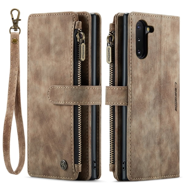CaseMe For Samsung Galaxy Note 20 Ultra Note 10 Note 10 Plus Wallet Case, Leather Card Holder, Magnetic Kickstand & Zipper