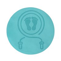 Magideal - Colchoneta Para Saltar De Fitness Colchoneta Redonda Protección Antideslizante Para Aislamiento Acústico Colchonetas De Entrenamiento A , Índigo