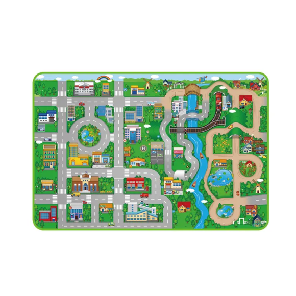 Alfombra Infantil 120x175 cm - Calles Cotidiana